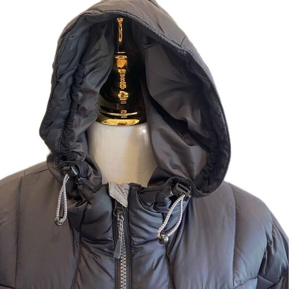 McKinley Black Hooded Puffer Jacket XL - Picture 3 of 5